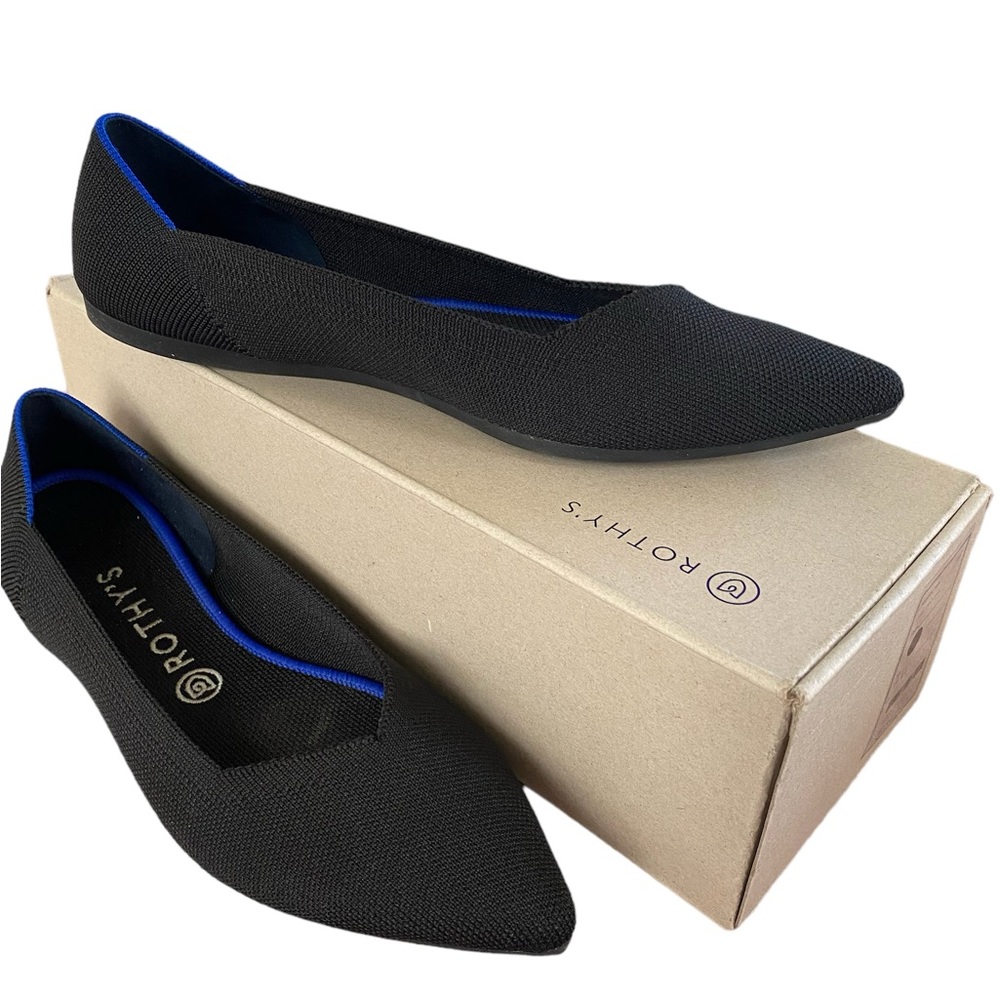 Rothy’s point ballet flat shoes